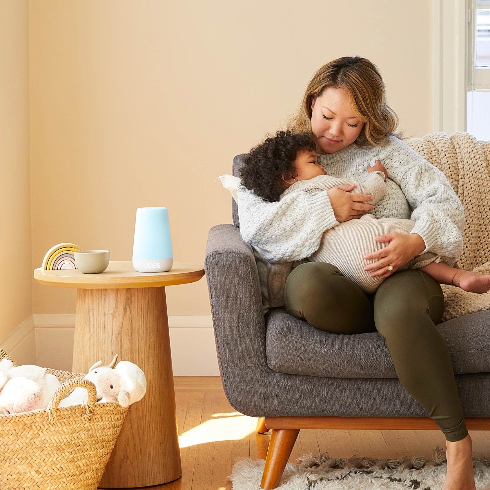 Rest+ 2nd gen with mom and child resting