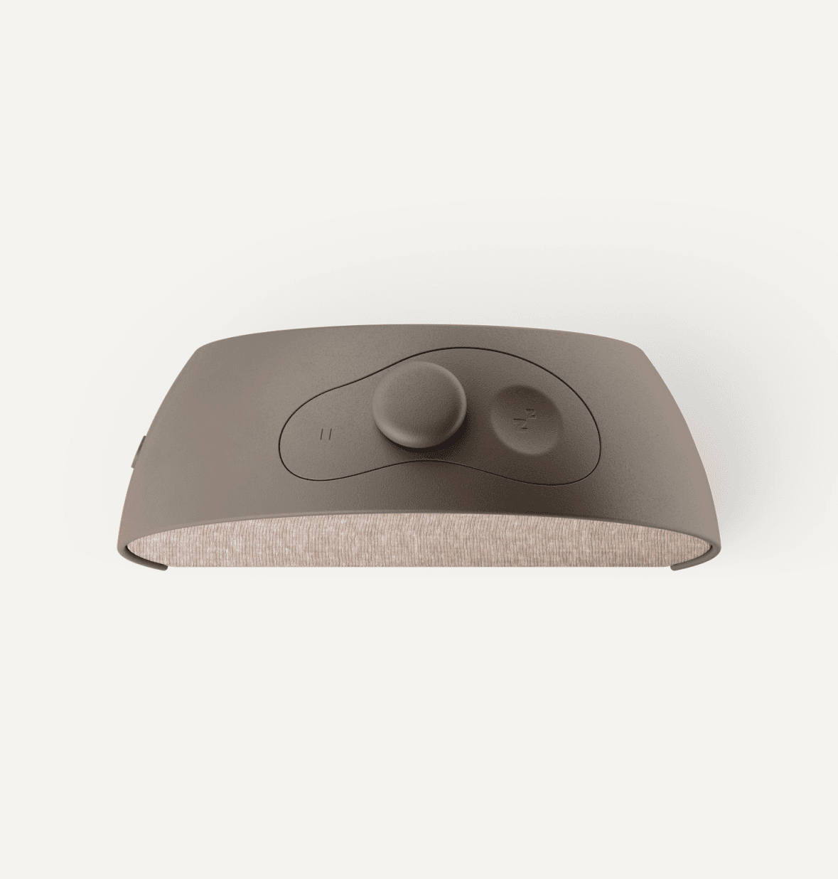 Hatch sleep clock cocoa top view