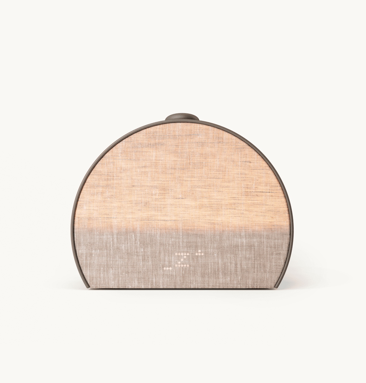 Hatch sleep clock cocoa front view