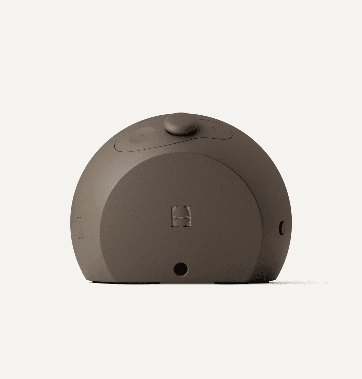 Hatch sleep clock cocoa back view