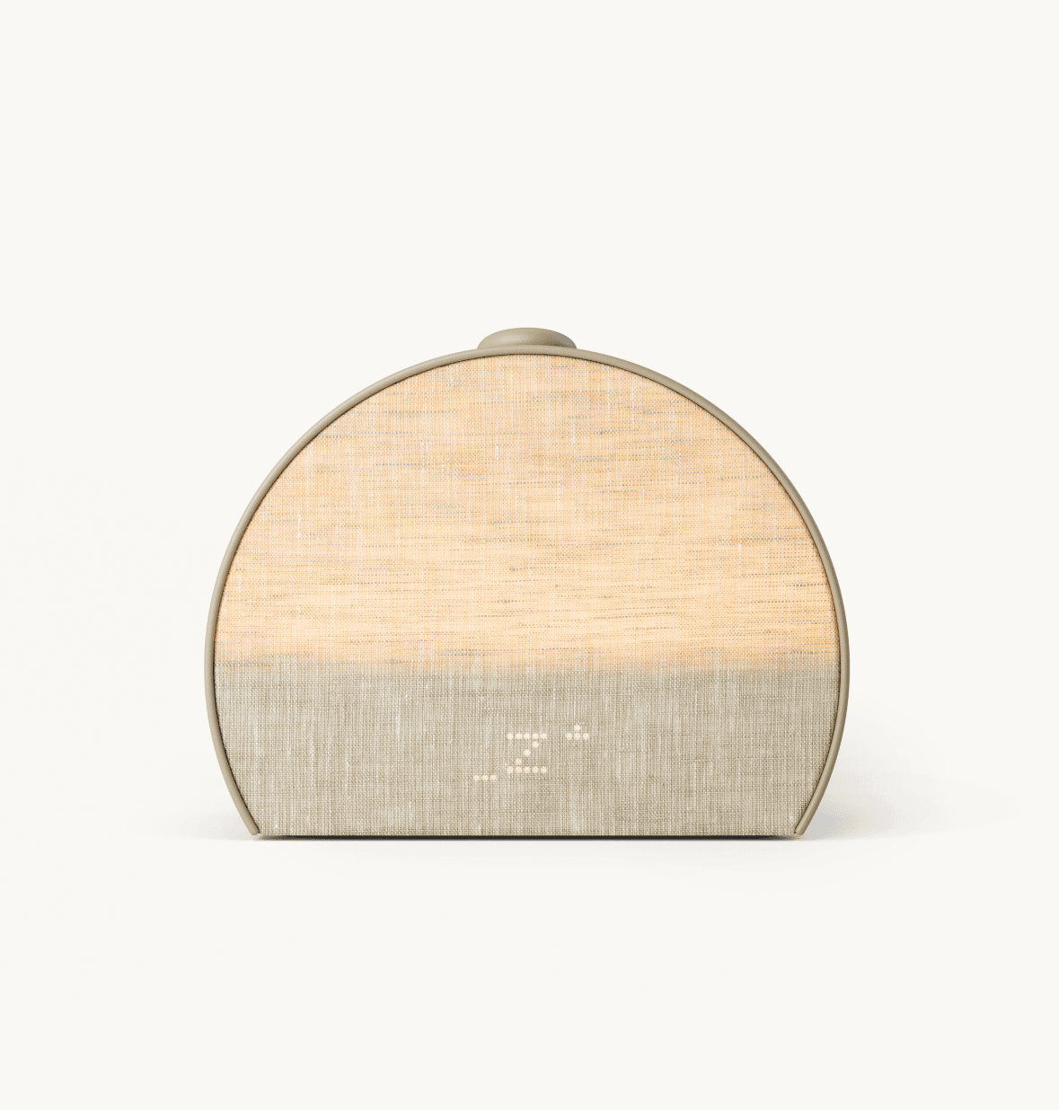 Hatch sleep clock greige front view